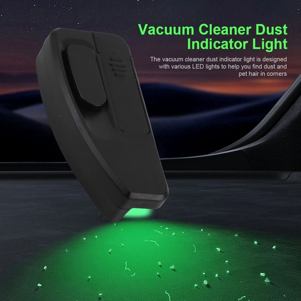Vacuum Cleaner LED Dust Detection Light Green Illumination Attachment 6