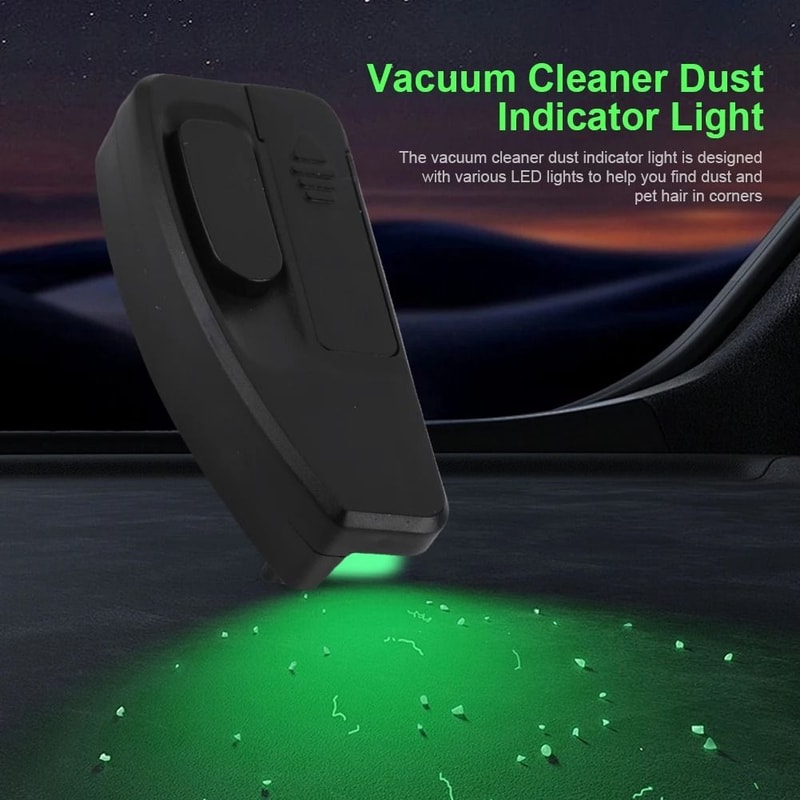 Vacuum Cleaner LED Dust Detection Light Green Illumination Attachment 6