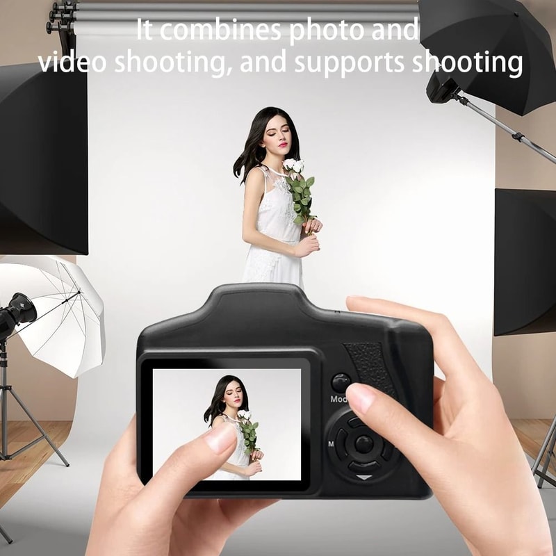 16MP Digital Camera Compact Vlogging Camera With 16X Zoom And LCD Screen 2