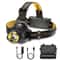 Super Bright LED Headlamp USB Rechargeable Waterproof Outdoor Headlight 0