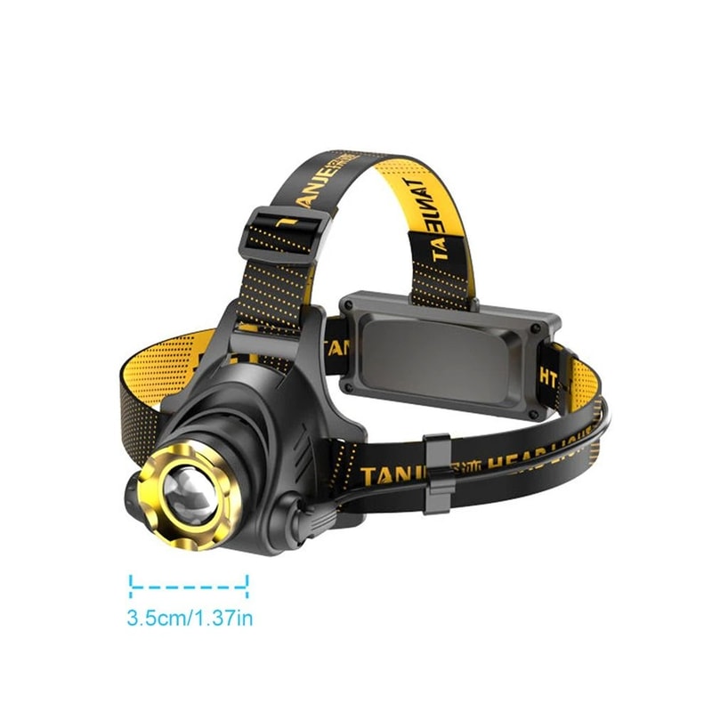 Super Bright LED Headlamp USB Rechargeable Waterproof Outdoor Headlight 1