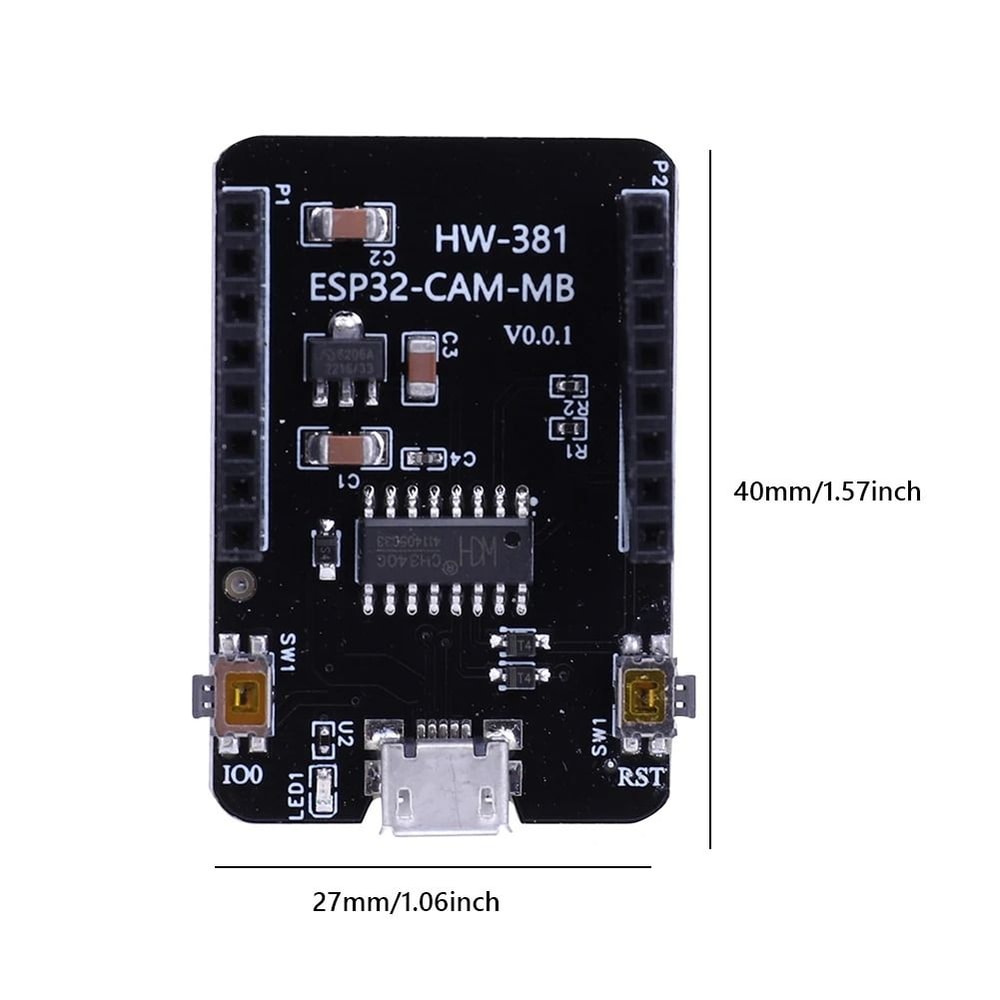 ESP32 CAM Camera Module With USB Downloader WiFi Bluetooth Development Board 1