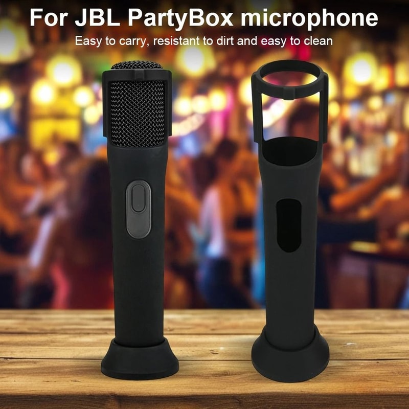 Silicone Anti Rolling Microphone Case Protective Sleeve For JBL PartyBox Mic 7