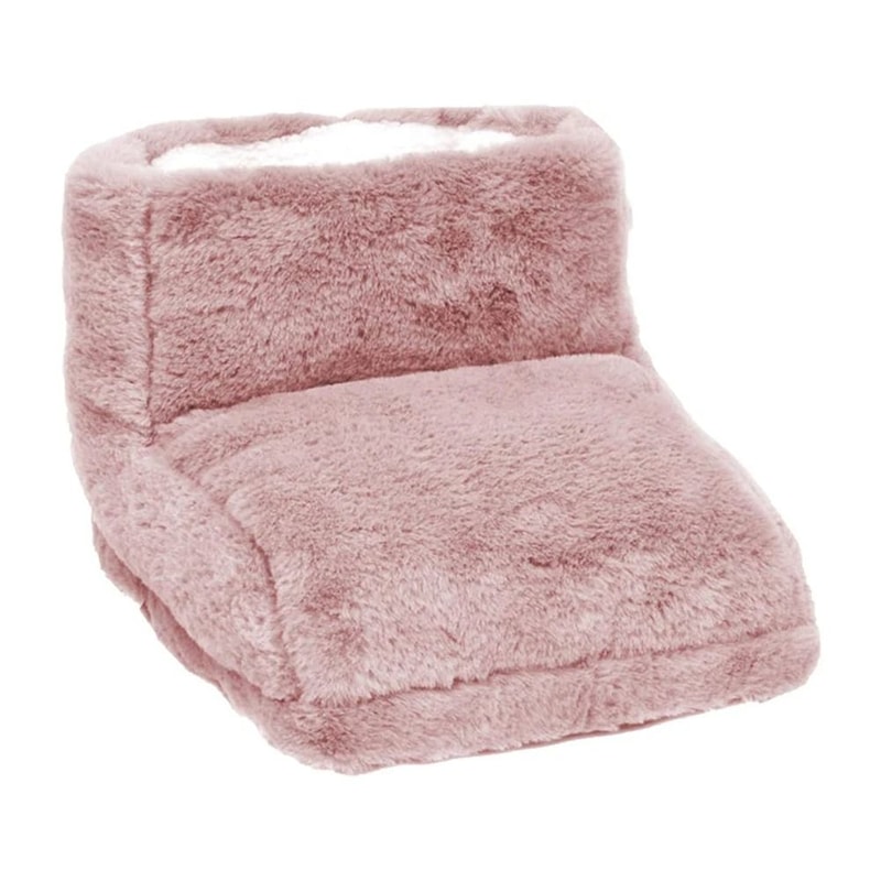 USB Electric Foot Warmer Slippers Soft Plush Heating Pad For Men And Women 2