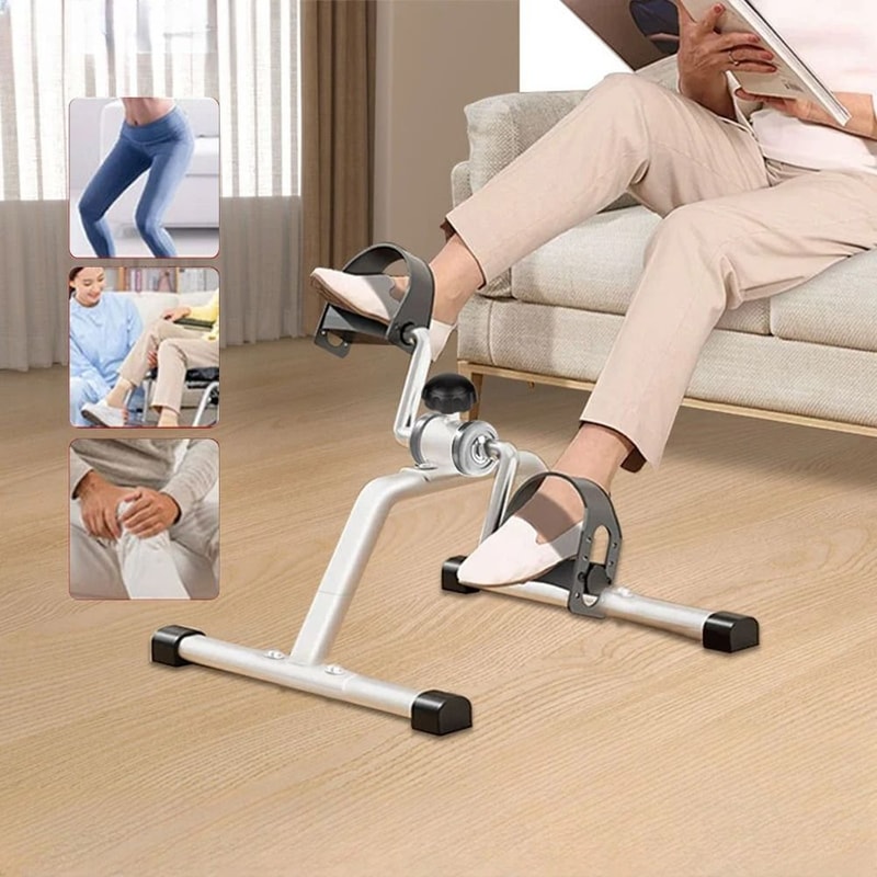 Mini Under Desk Pedal Exerciser Compact Exercise Bike For Home And Rehabilitation 5