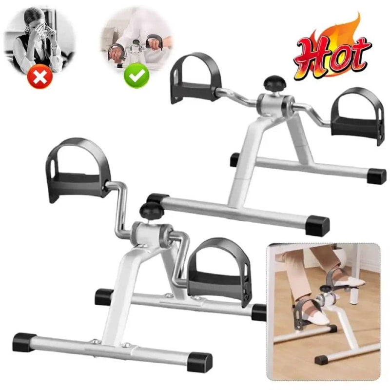 Mini Under Desk Pedal Exerciser Compact Exercise Bike For Home And Rehabilitation 0