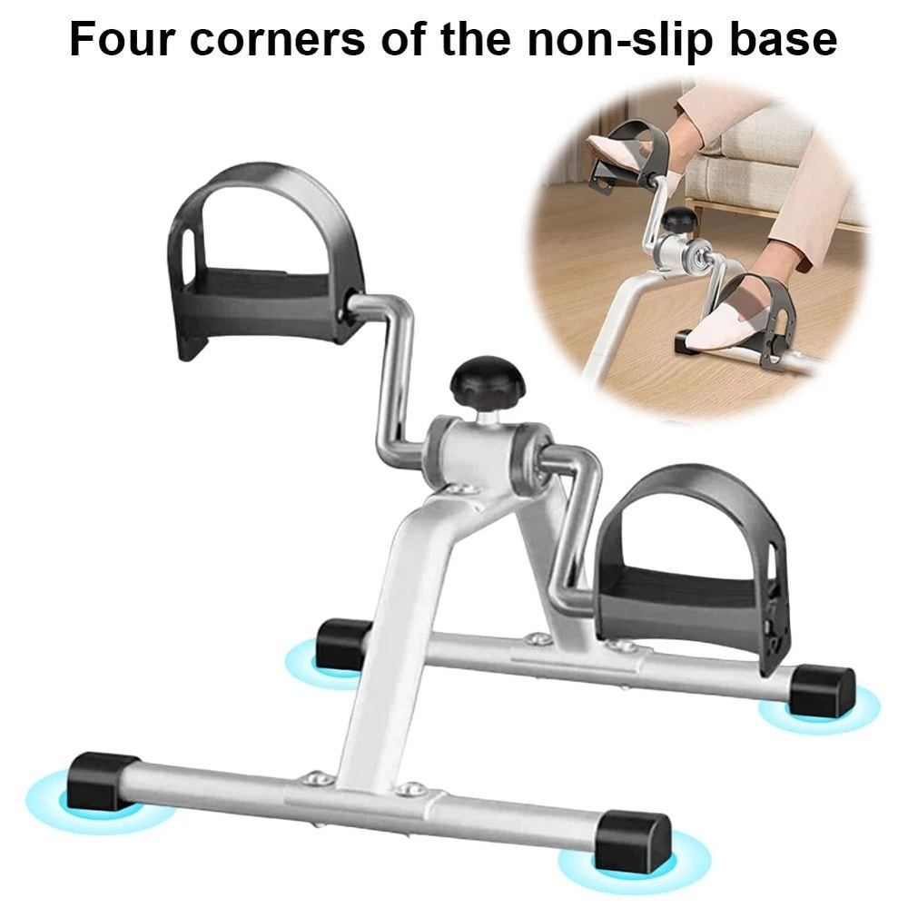 Mini Under Desk Pedal Exerciser Compact Exercise Bike For Home And Rehabilitation 7