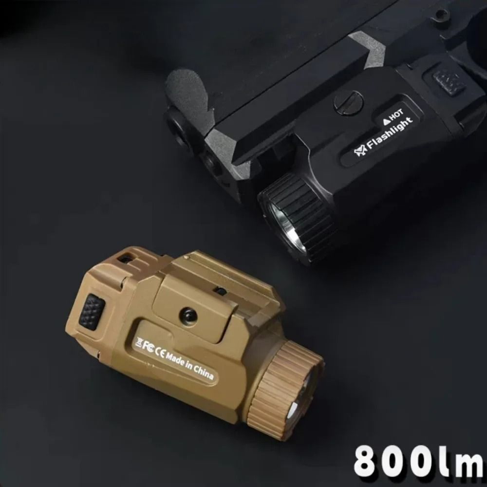 800LM Tactical Handgun Light With USB Recharge And Picatinny Rail Mount 6
