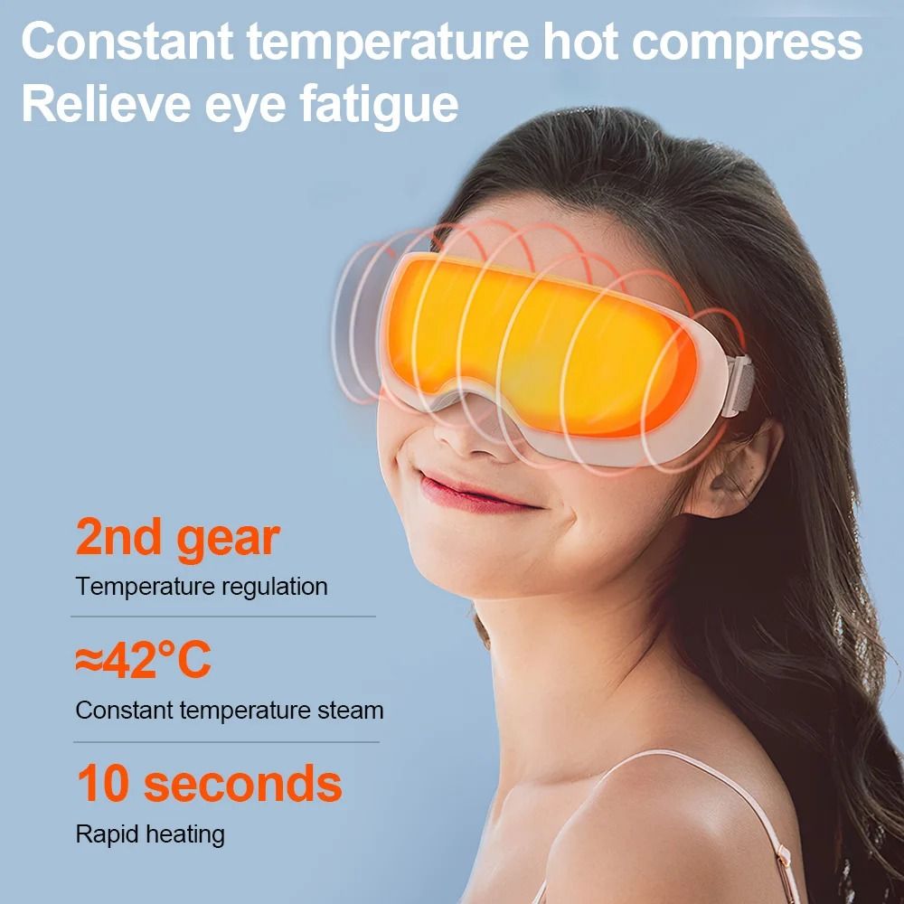 Smart Heated Eye Massager With Mist Function For Eye Relaxation And Daily Eye Care 1