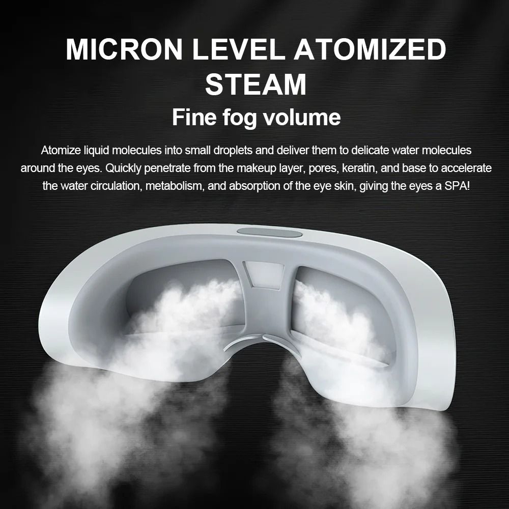 Smart Heated Eye Massager With Mist Function For Eye Relaxation And Daily Eye Care 3