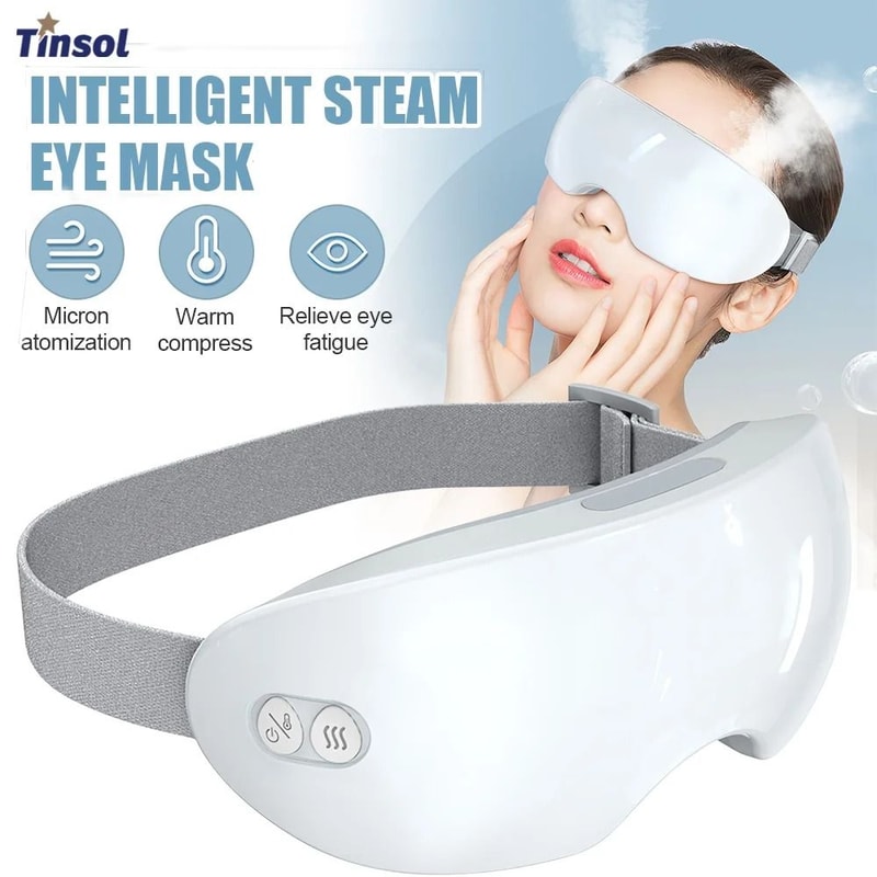 Smart Heated Eye Massager With Mist Function For Eye Relaxation And Daily Eye Care 6