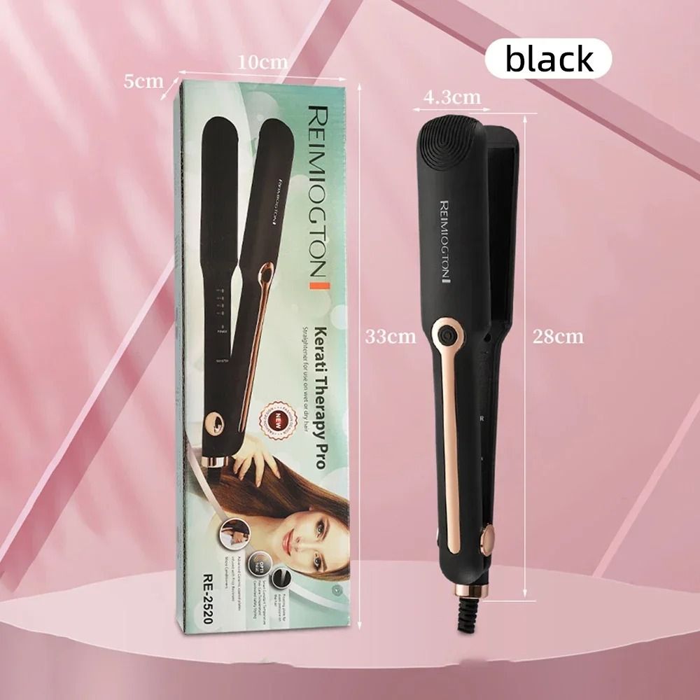 Negative Ion Ceramic Hair Straightener With Wide Plates And Adjustable Temperature 1