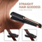 Negative Ion Ceramic Hair Straightener With Wide Plates And Adjustable Temperature 6