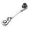 14 Inch Mini Ratchet Wrench 72 Tooth Double End Socket Tool 0