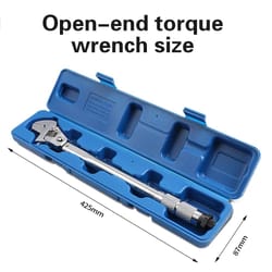 adjustable open end torque wrench 19 to 110 nm multi function tool