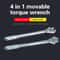 Adjustable Open End Torque Wrench 19 To 110 Nm Multi Function Tool 4