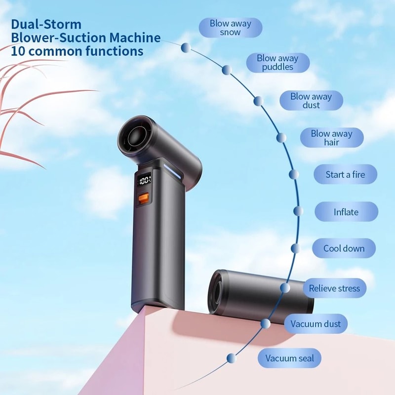 High Speed Turbo Air Duster Vacuum Blower With Brushless Motor 2