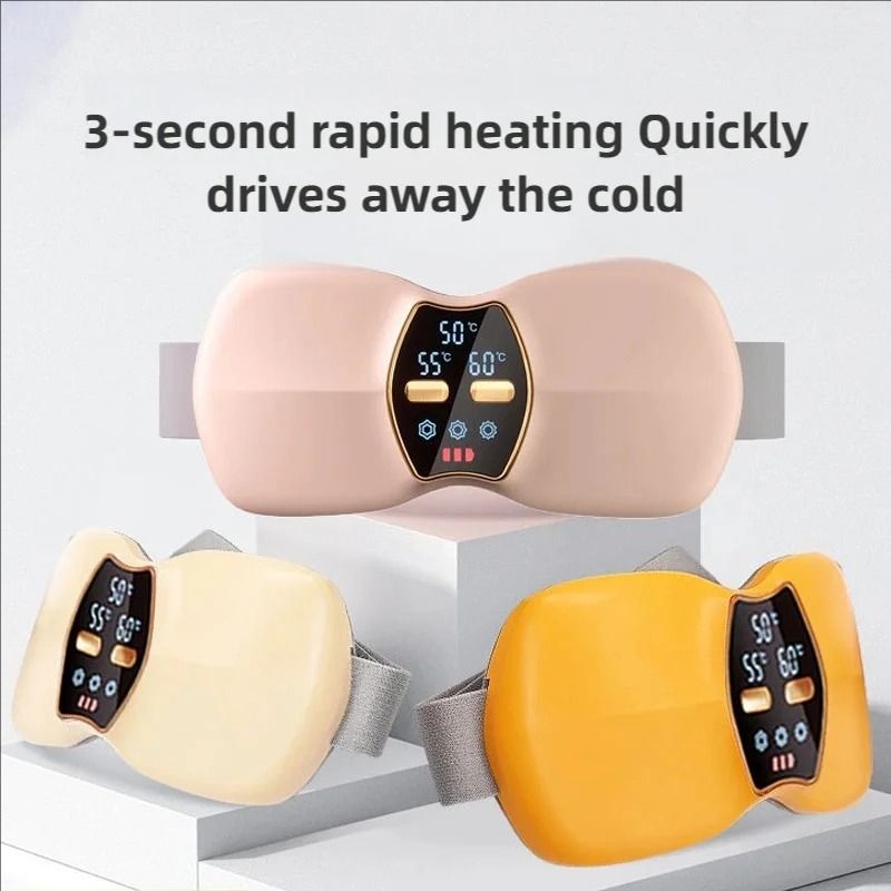 Portable Menstrual Heating Massage Belt With Adjustable Temperature Settings 0