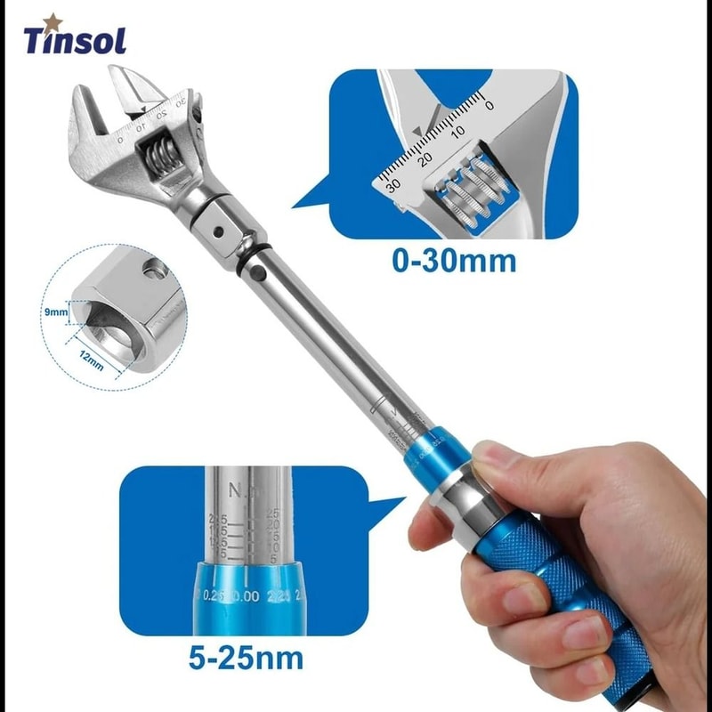 Digital Torque Wrench 5 To 25 Nm Adjustable Precision Tool For Bicycle And Automotive Use 5