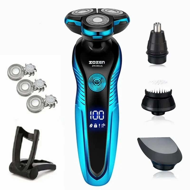 Rechargeable Electric Shaver For Men Wet Dry Beard Trimmer And Hair Clipper 1