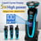 Rechargeable Electric Shaver For Men Wet Dry Beard Trimmer And Hair Clipper 6