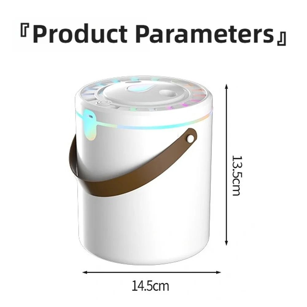 Portable 2L Humidifier With Dual Spray Aromatherapy Diffuser And Ambient Light 1