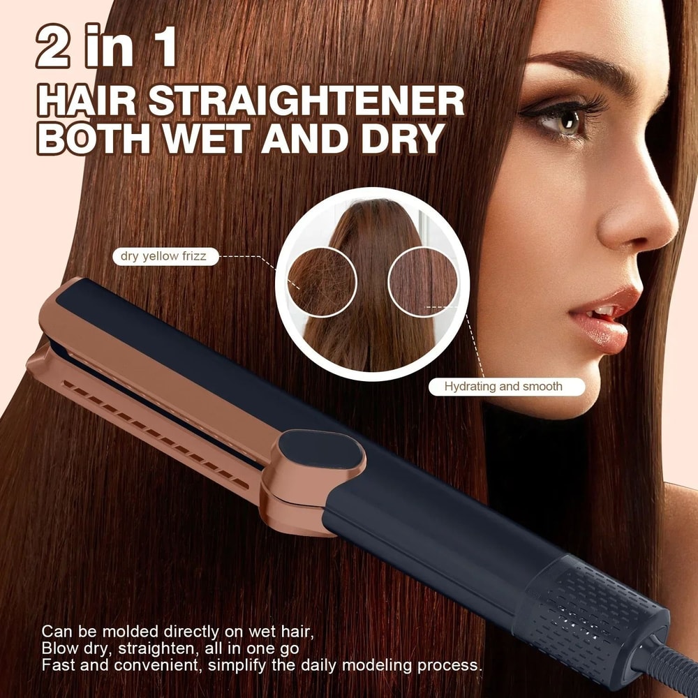 2 In 1 High Speed Hair Straightener And Curling Dryer With Anion Care 3