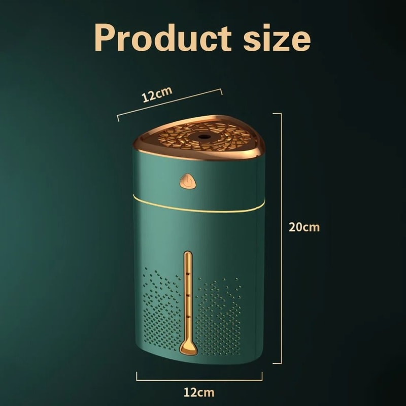 TINSOL 1000ml Portable Air Humidifier With LED Night Light And Smart Power Off 1