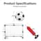 Foldable Kids Soccer Goal Set With Ball And Pump Portable Football Training Net 0