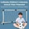 Foldable Kids Soccer Goal Set With Ball And Pump Portable Football Training Net 5
