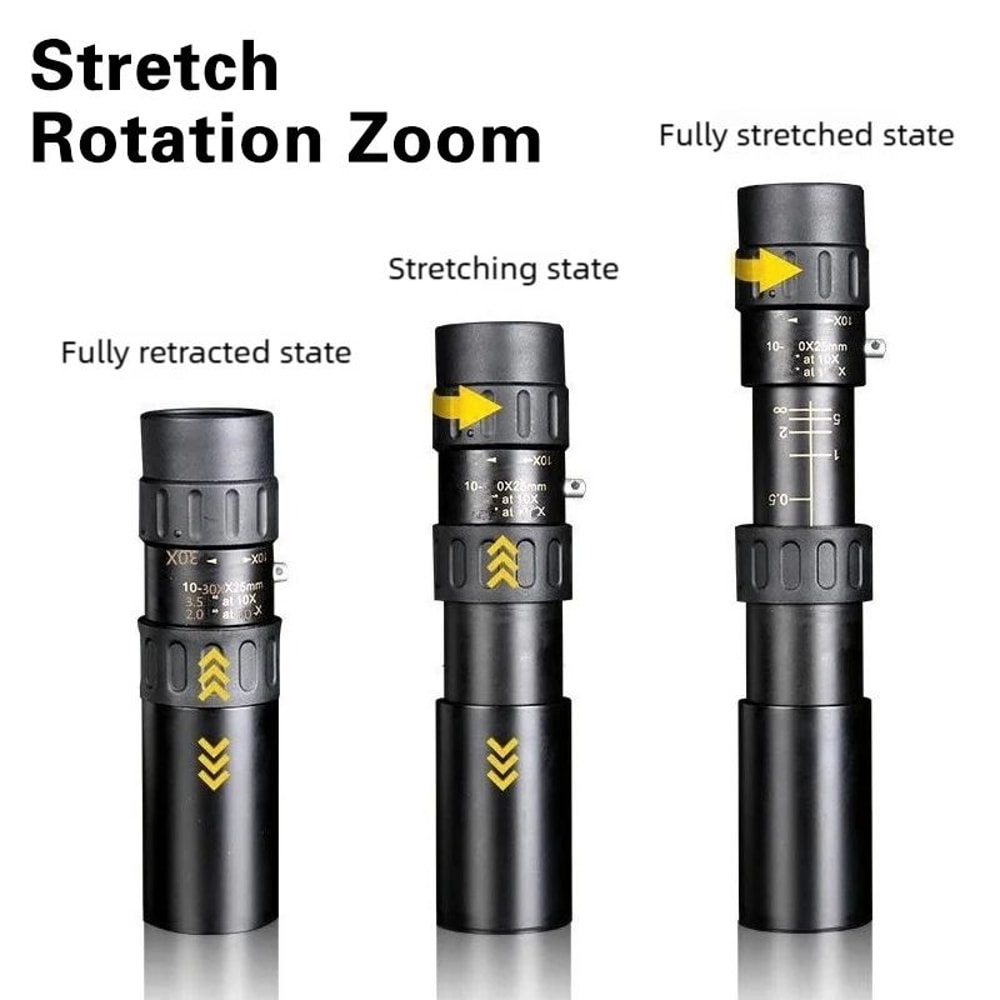 TINSOL 10300X Portable Zoom Monocular Telescope For Photography And Night Viewing 4