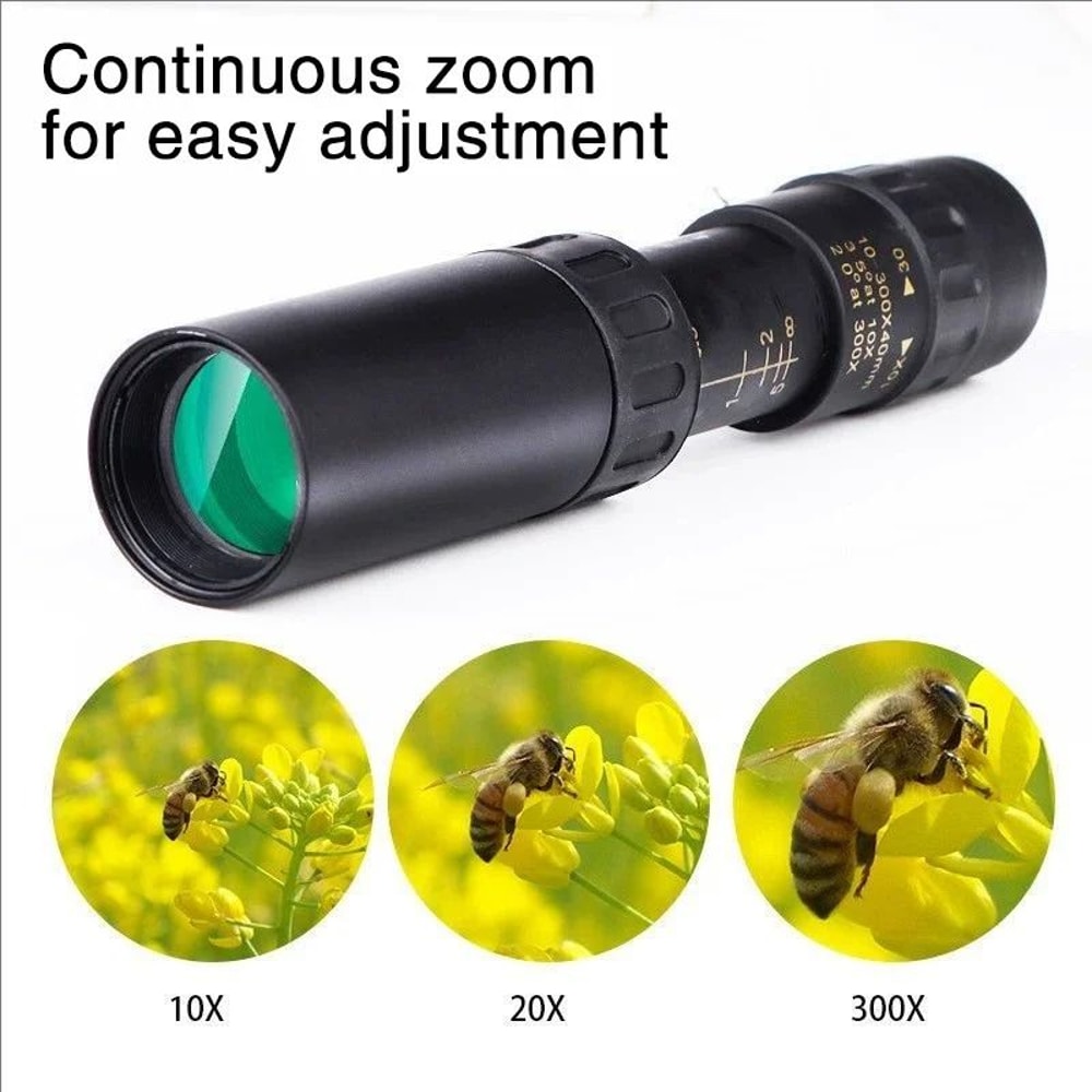 TINSOL 10300X Portable Zoom Monocular Telescope For Photography And Night Viewing 5
