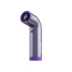 turboforce 4000mah handheld fan with digital display and adjustable speed