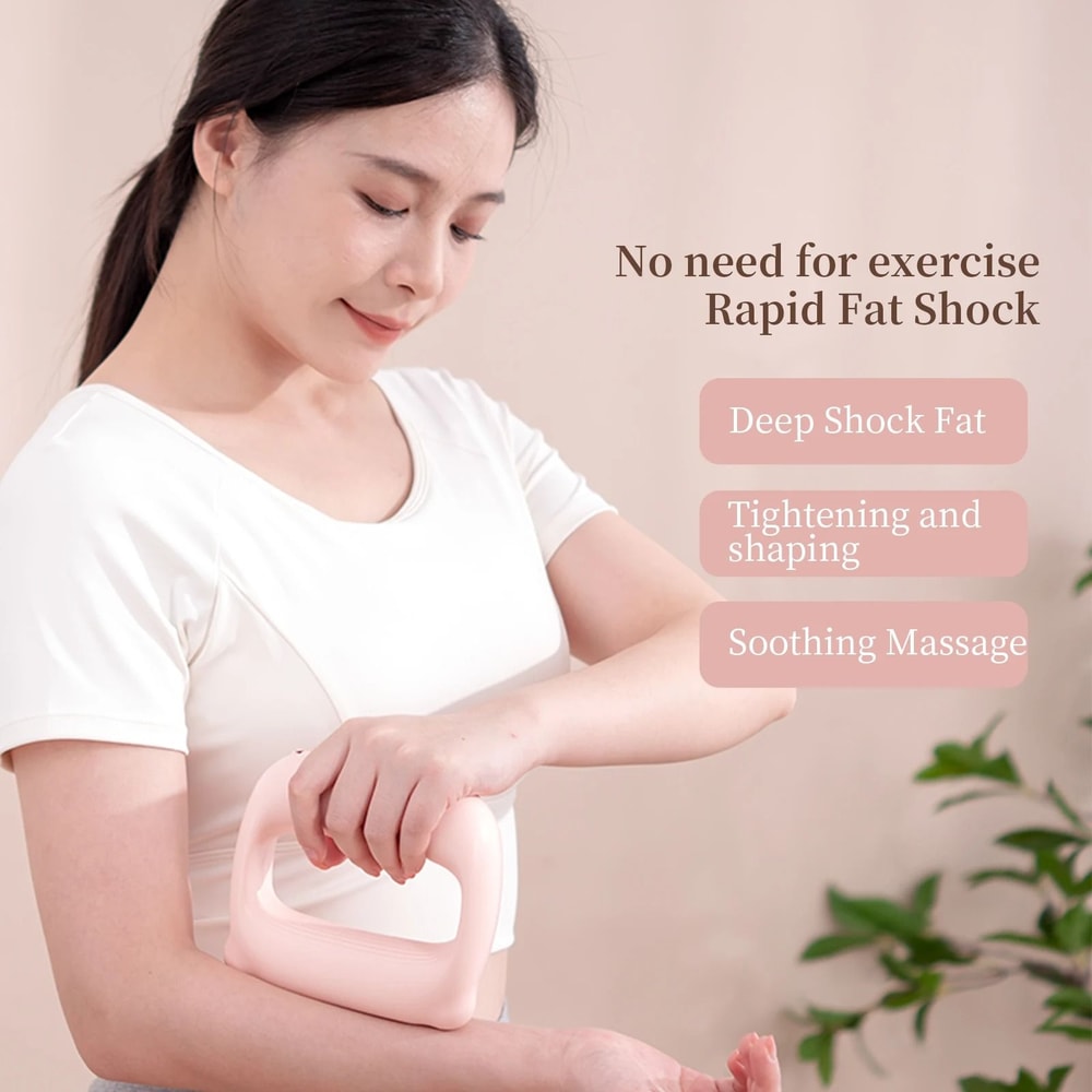 Full Body Fascia Ring Vibration Fitness Massager USB Rechargeable Body Shaping Tool 5