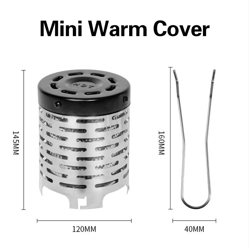 TINOL Mini Portable Gas Heater Stove Outdoor Camping Steel Warmer 3