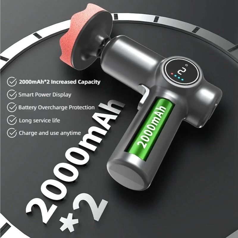 TINSOL Cordless Car Polisher Two Speed Adjustable Rotary Waxing Machine 5