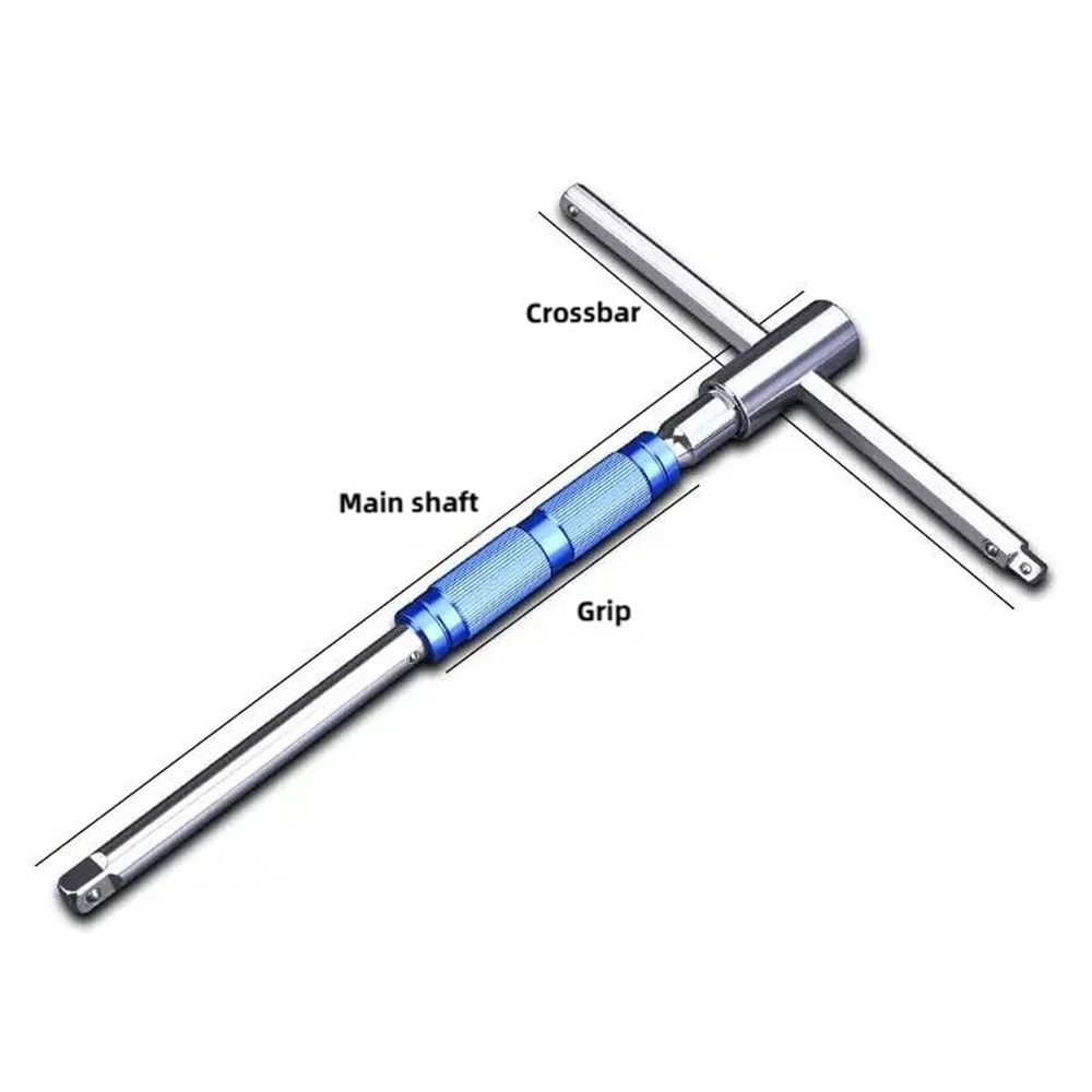 TINSOL 4 In 1 T Type Socket Wrench Multi Functional Hex Wrench Tool 0