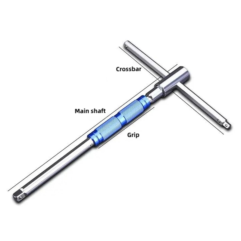 TINSOL 4 In 1 T Type Socket Wrench Multi Functional Hex Wrench Tool 0