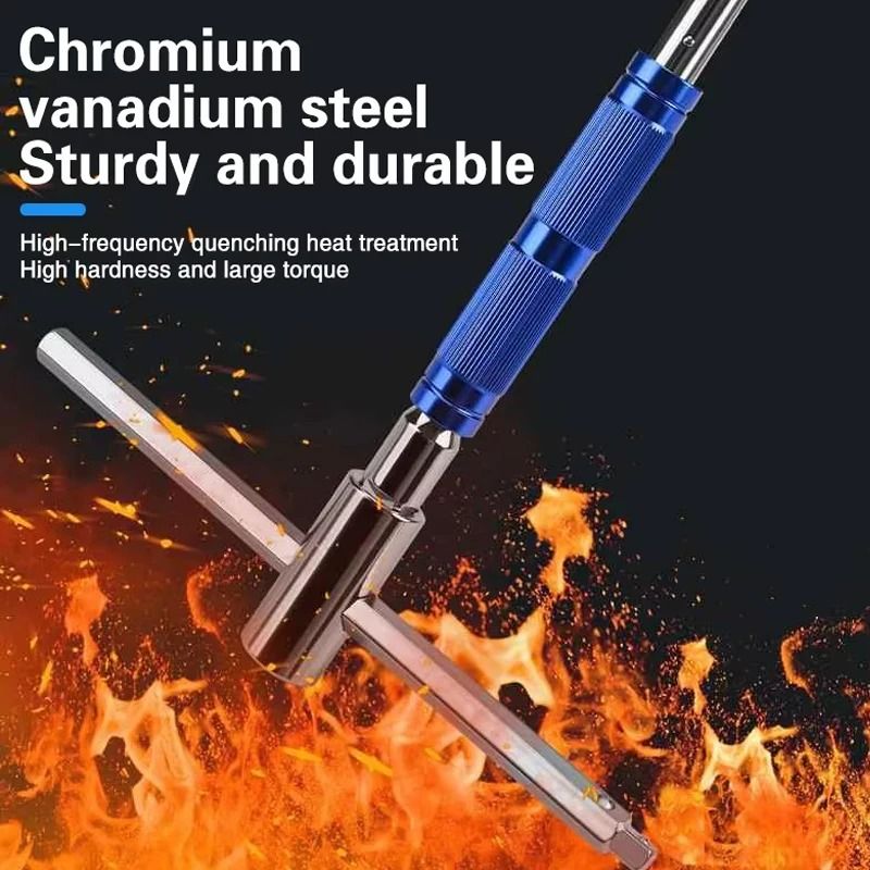 TINSOL 4 In 1 T Type Socket Wrench Multi Functional Hex Wrench Tool 1