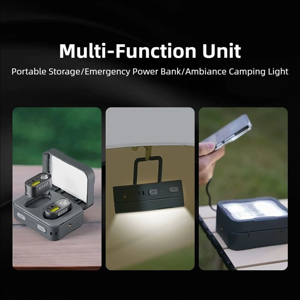 TINSOL MH1 USB Rechargeable Motion Sensor LED Headlamp Headtorch 4