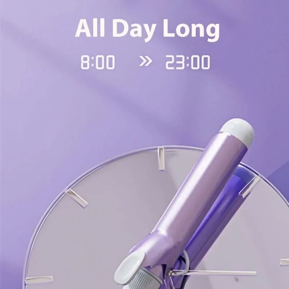 TINSOL 40mm Rotating Curling Iron Professional Large Wave Hair Curler 2