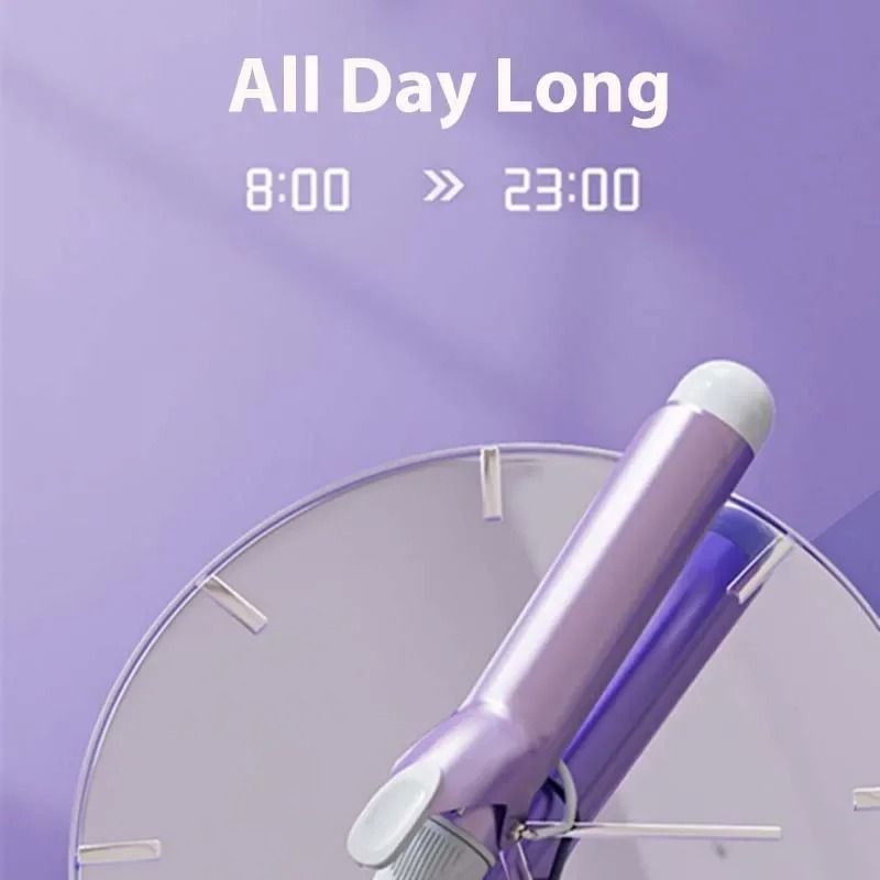 TINSOL 40mm Rotating Curling Iron Professional Large Wave Hair Curler 2