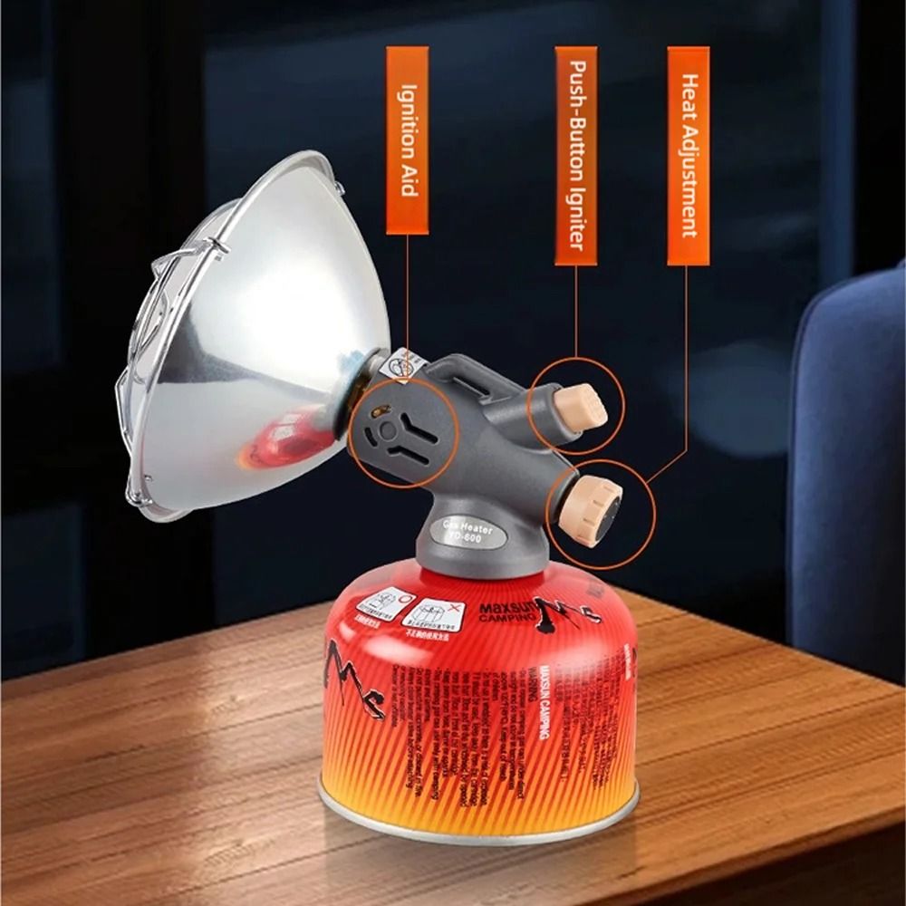 TINSOL Portable Propane Camping Heater Stainless Steel Tent Heater 4