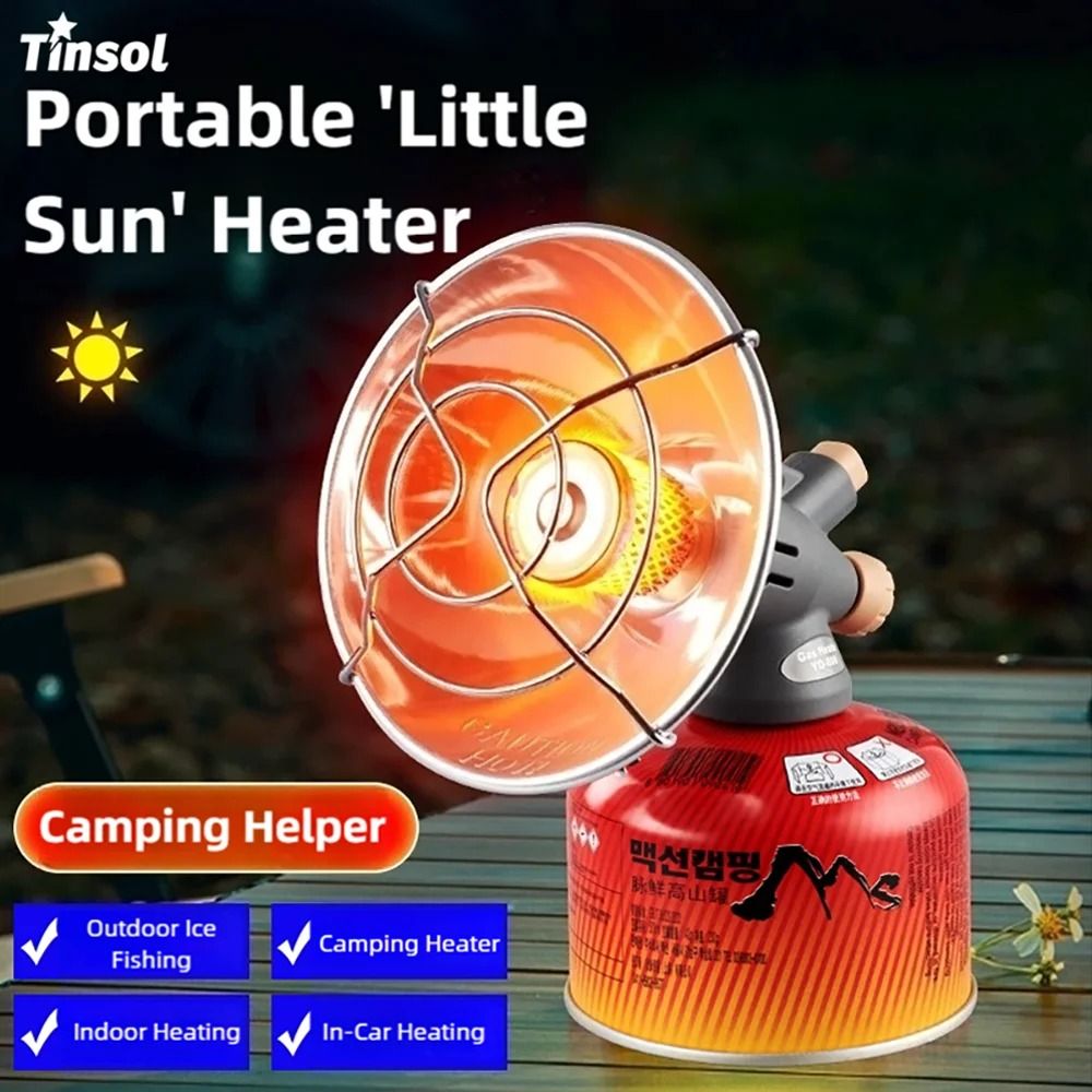 TINSOL Portable Propane Camping Heater Stainless Steel Tent Heater 6