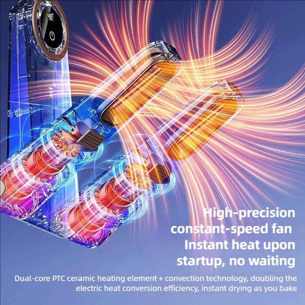 TINSOL Wall Mounted Shoe Dryer Smart Boot Dryer With Deodorizing Sterilization 3