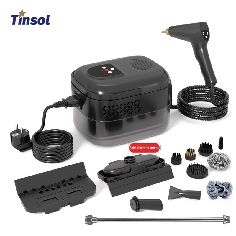TINSOL 1500W High Pressure Steam Cleaner Multifunction Kitchen And Car Cleaner 0