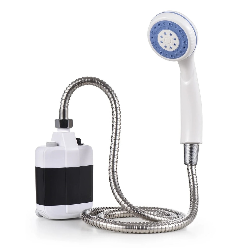 TINSOL Portable Camping Shower USB Rechargeable Outdoor Electric Shower Pump 6