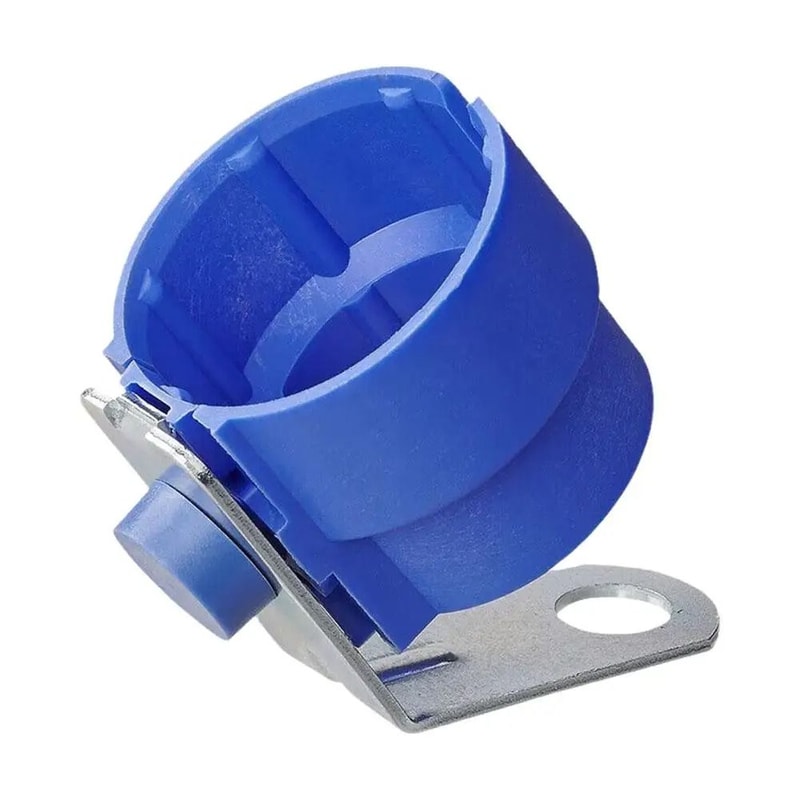 Round Trailer Plug Holder Parking Cover ABS Trailer Connector Bracket 0