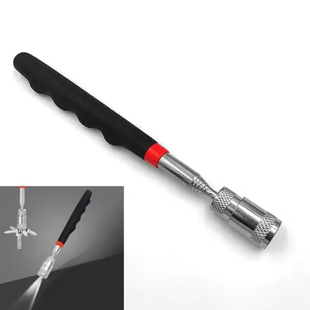 Magnetic Telescopic Pickup Tool With Inspection Mirror And Flashlight 3