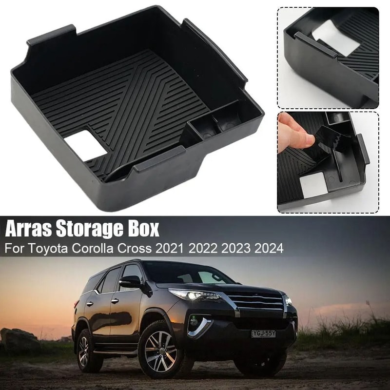 Toyota Corolla Cross Armrest Storage Box Organizer Tray 2021 To 2024 3